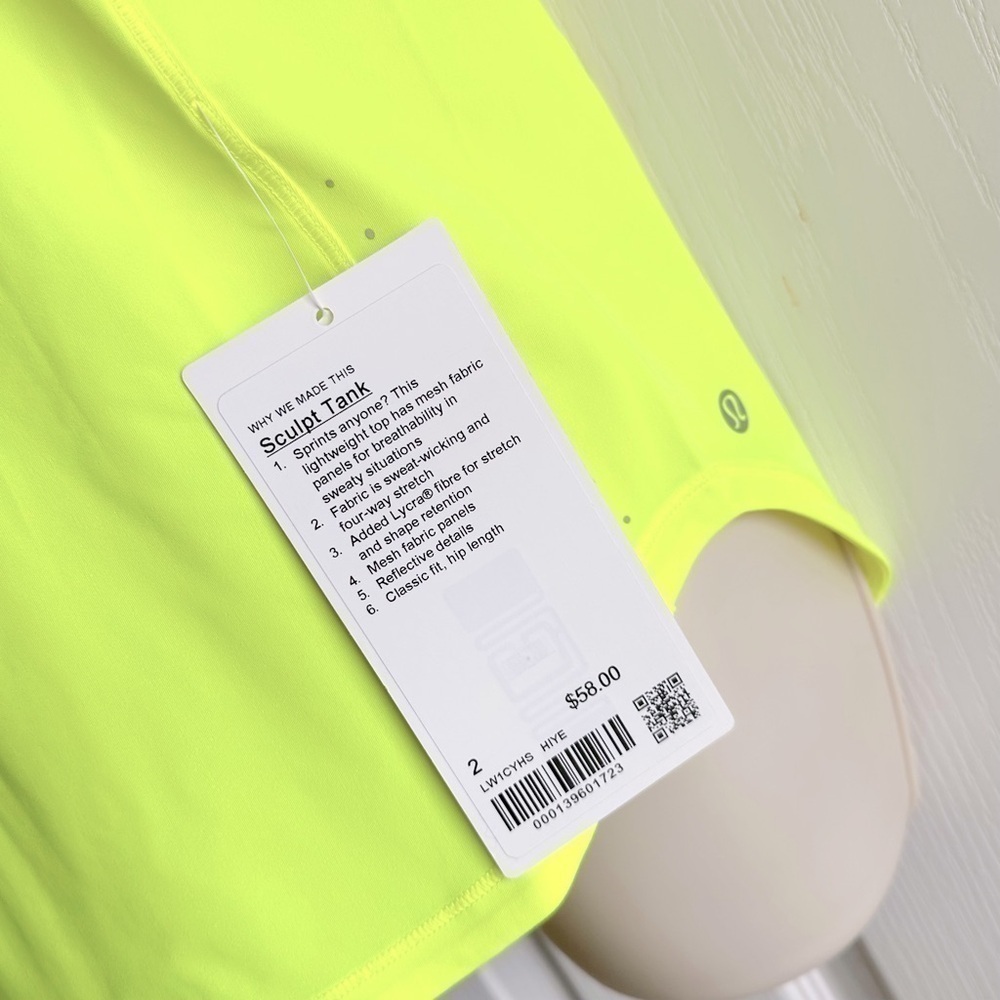 Lululemon Sculpt Tank Top Back Vent - Picture 6 of 8